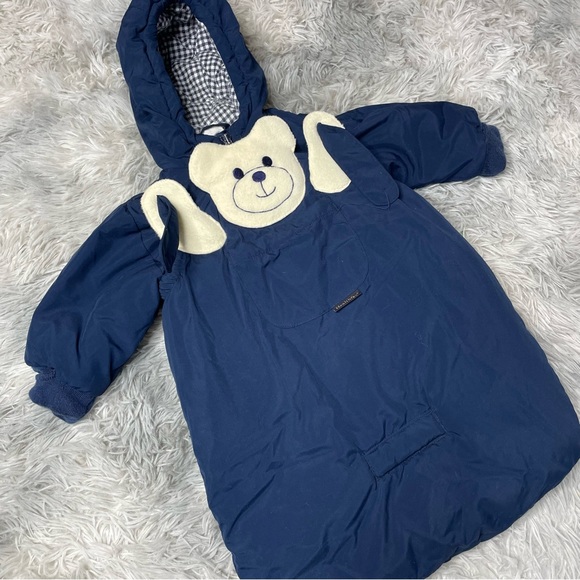 HealthTex 2 Piece Winter Baby Bunting Jacket Size 6-9 Months - Picture 1 of 6